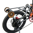 Mr. TiPARTS Easy Wheels + Rack for JAVA Neo Folding Bike