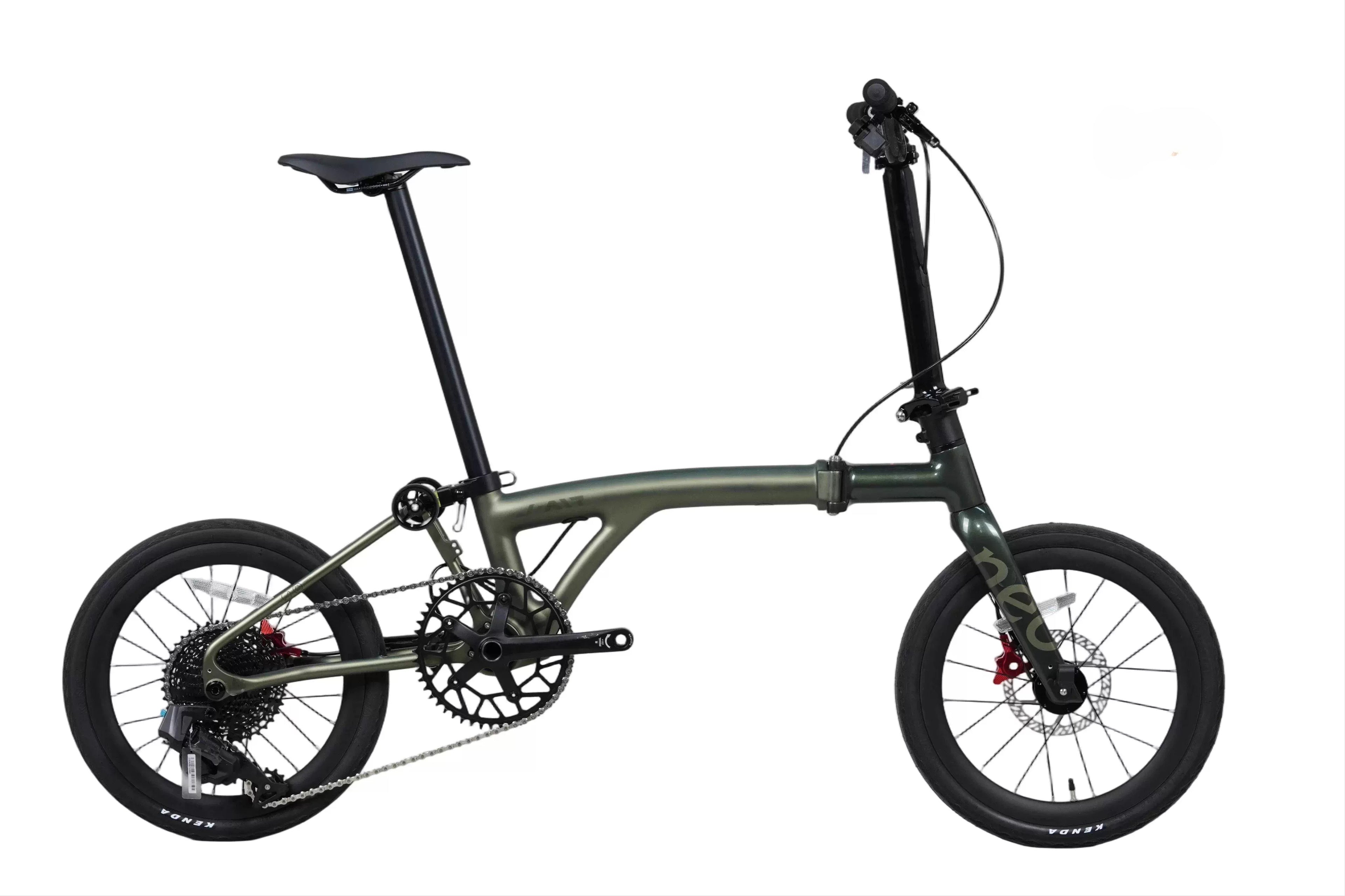 JAVA NEO Carbon Folding Bike 16” 12-Speed Lightweight Premium Urban Commuter