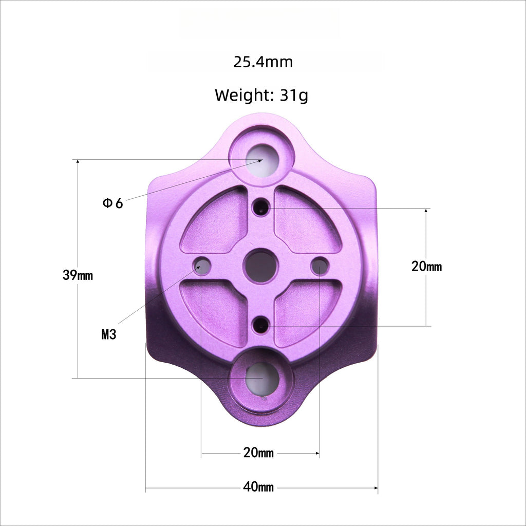 TiPARTS Stem Top Cap Mount for Java Neo Folding Bike 25.4 28.6 Handlebar Garmin Phone Holder Base