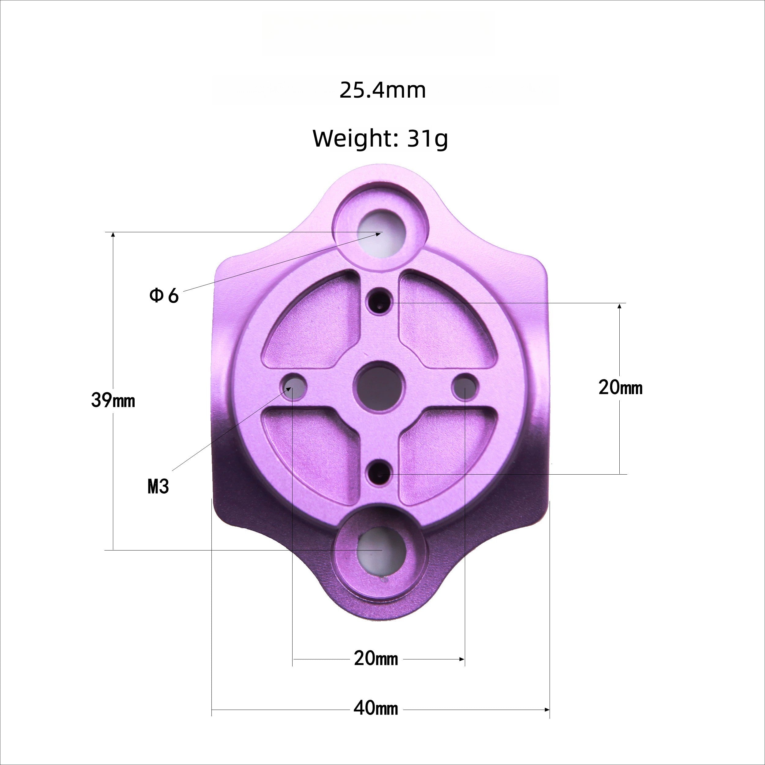 TiPARTS Stem Top Cap Mount for Java Neo Folding Bike 25.4 28.6 Handlebar Garmin Phone Holder Base