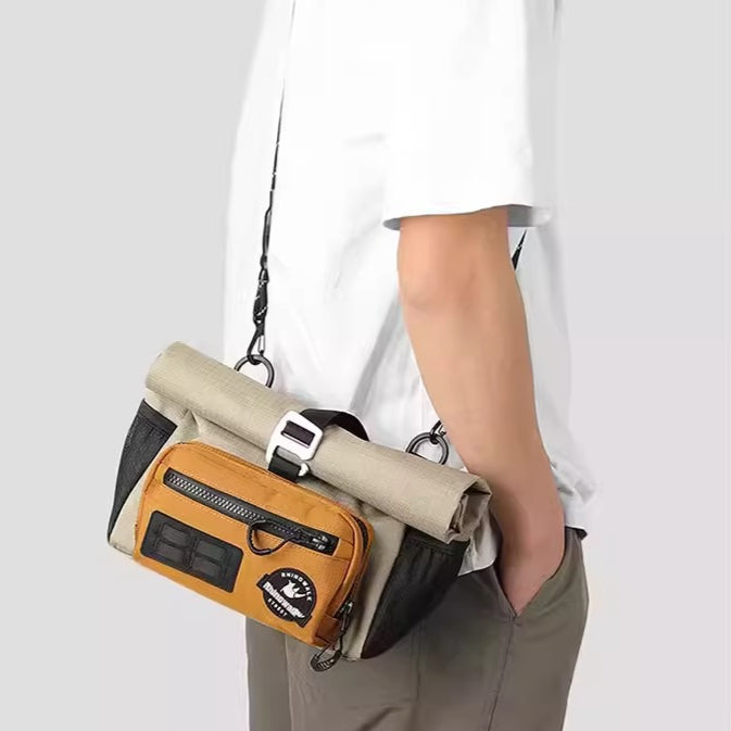 Folding Bike Front Bag with Mount – Quick Release Handlebar Bag