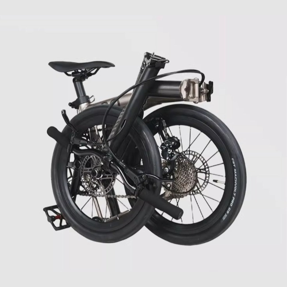 Java Neo Folding Bike 16 Inch 9 Speed Aluminum Frame Hydraulic