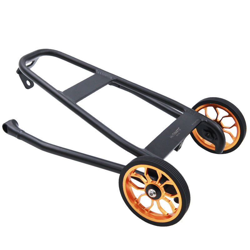 Mr. TiPARTS Easy Wheels + Rack for JAVA Neo Folding Bike