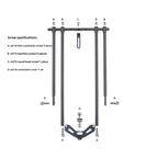 Rear Rack for Java Neo Folding Bike – Aluminum Alloy Cargo Rack(16'' / 20'')