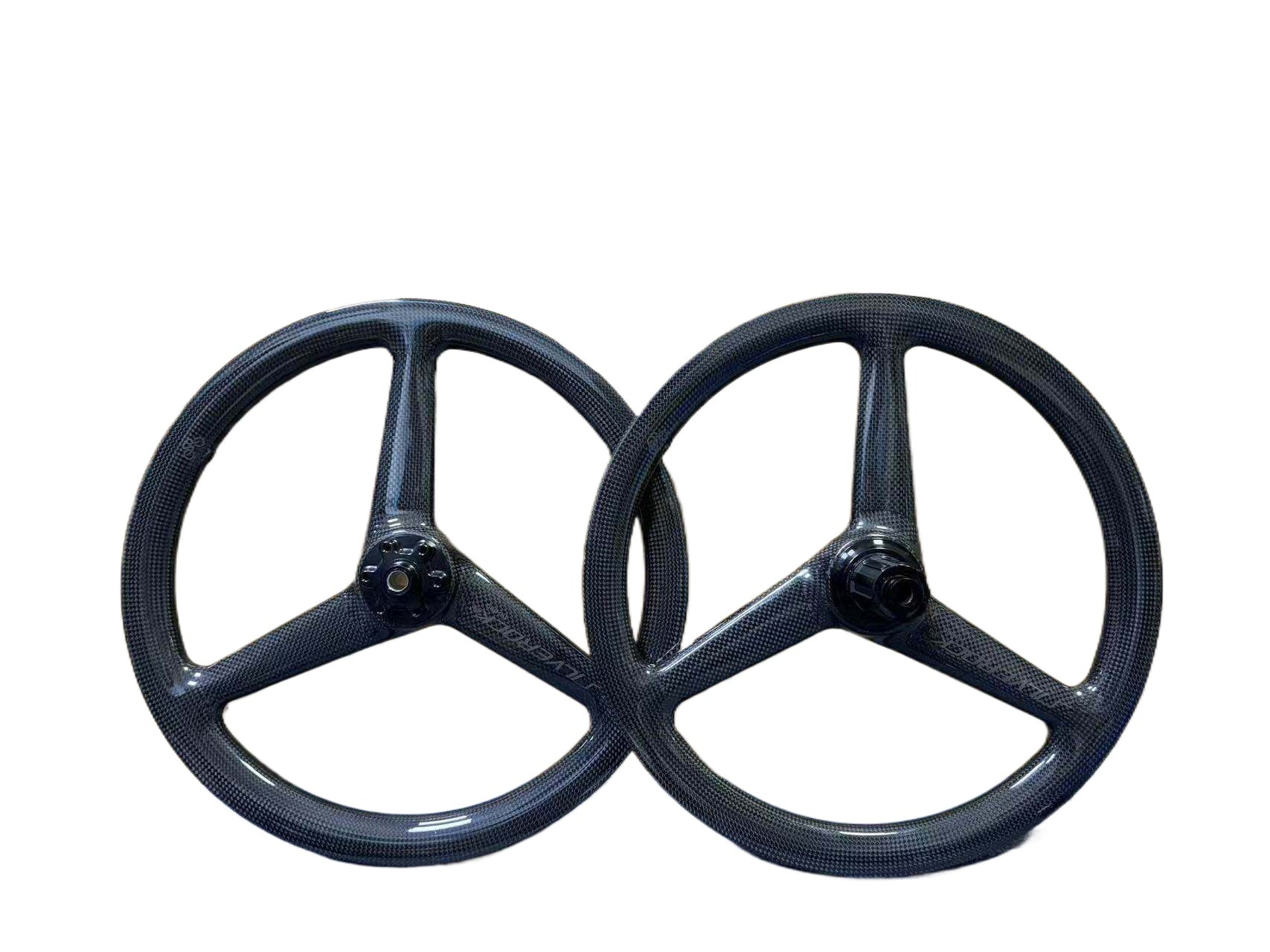 SILVEROCK carbon fiber three-knife wheel set JAVA NEO folding car special 16-inch 349 disc brake 60T ratchet