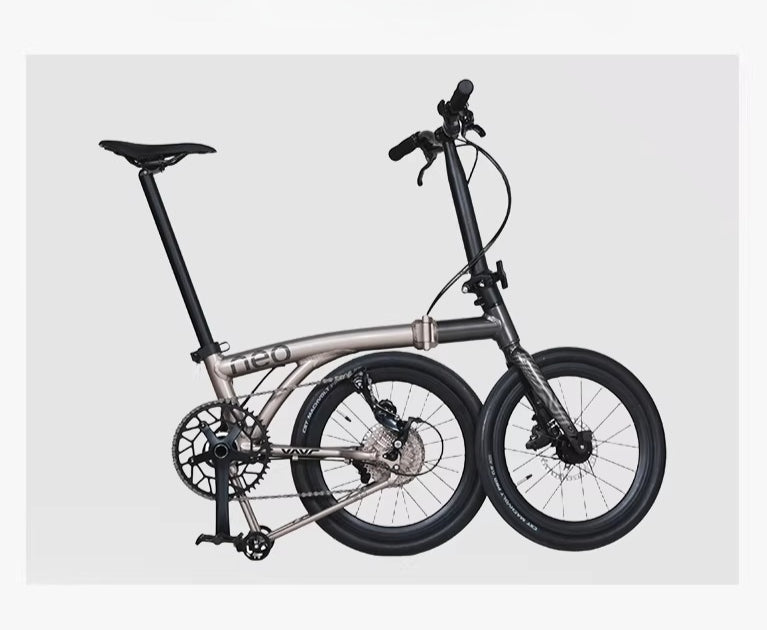 JAVA NEO Folding Bike 20” 9-Speed Lightweight Compact Commuter Bicycle
