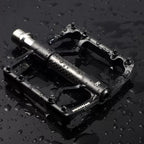 Carbon Fiber Pedals with Titanium Axle for Folding Bike Lightweight Flat Pedal Quick Release Option