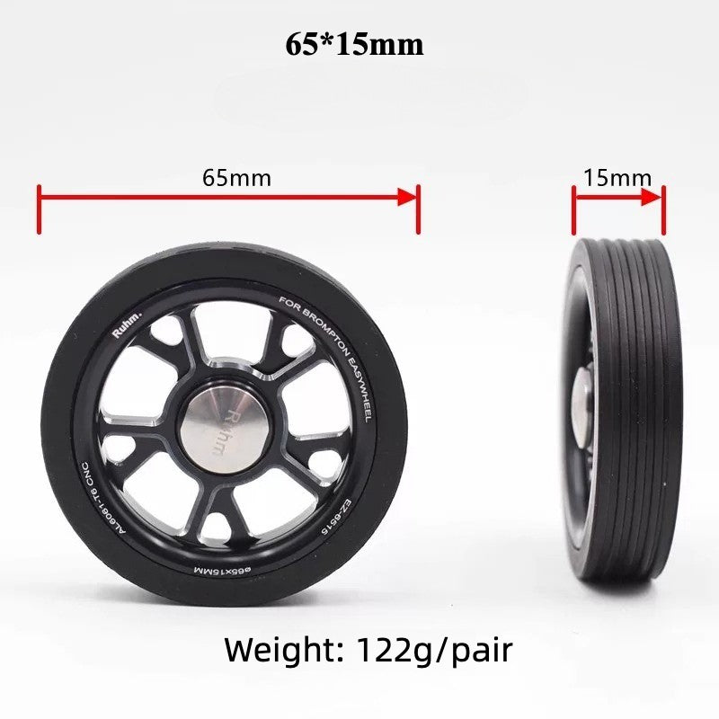 65mm Wide Aluminium Easy Wheels for Java Neo