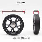 65mm Wide Aluminium Easy Wheels for Java Neo