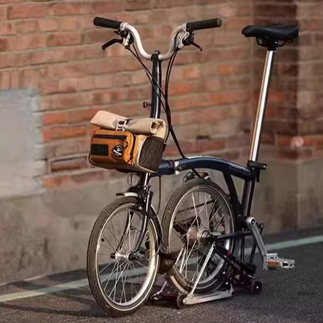 Folding Bike Front Bag with Mount – Quick Release Handlebar Bag